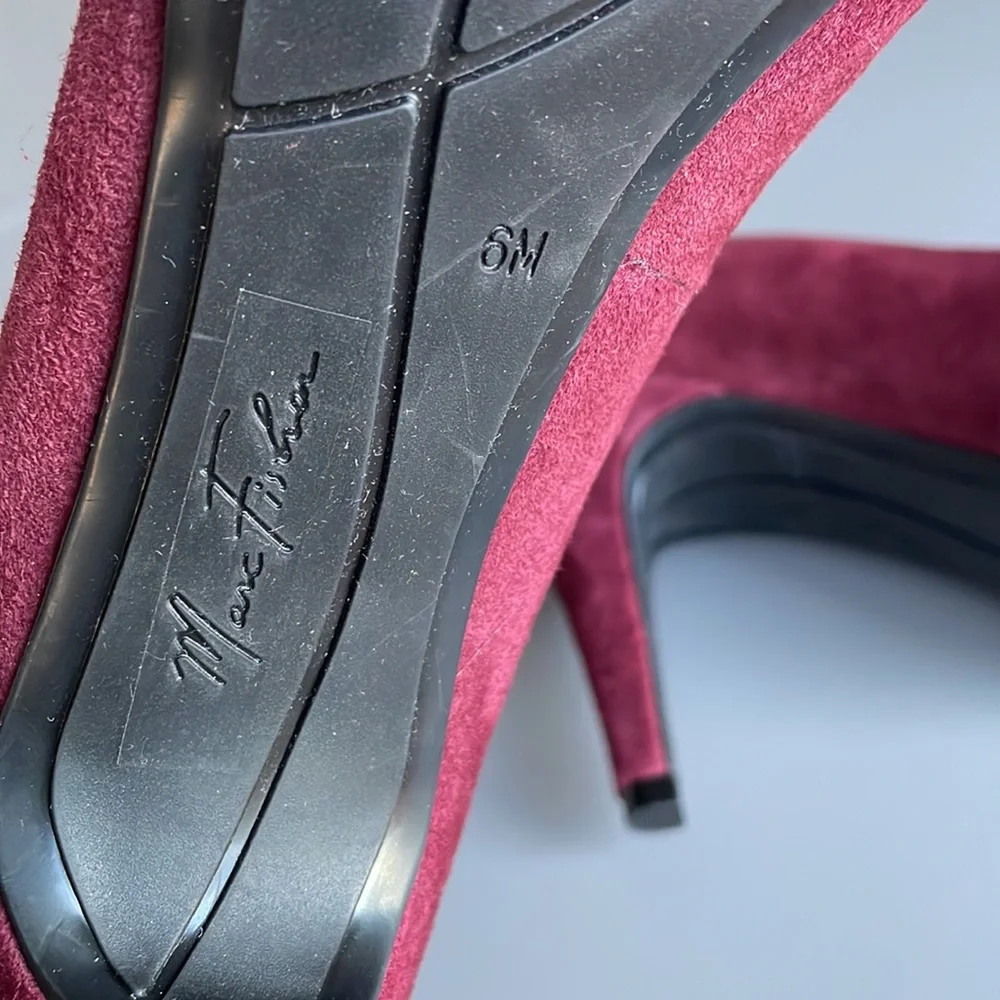 Marc Fischer Sydney Burgundy Heels Size 6M - Picture 8 of 11